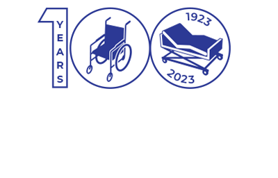 Convalescent Aid Society 100 year logo
