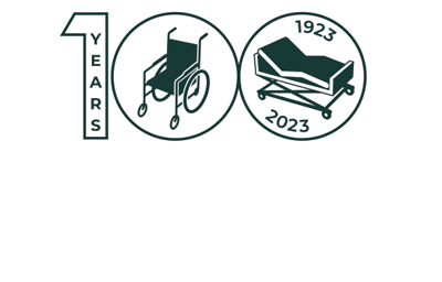 Convalescent Aid Society 100 year logo